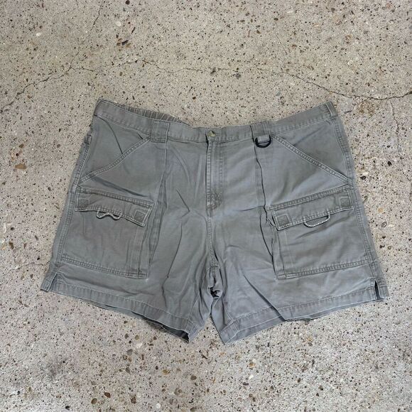 Vintage Columbia Men's 2XL Gray Cargo Shorts Casual Summer Multiple Pockets - Picture 1 of 3